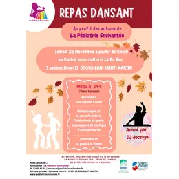 Repas Dansant de La Pédiatrie Enchantée
