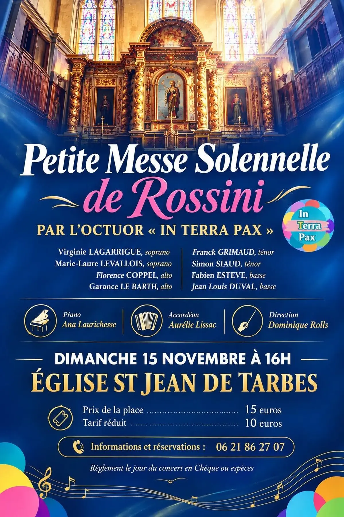 IN TERRA PAX interprète Petite Messe Solennelle de Rossini 