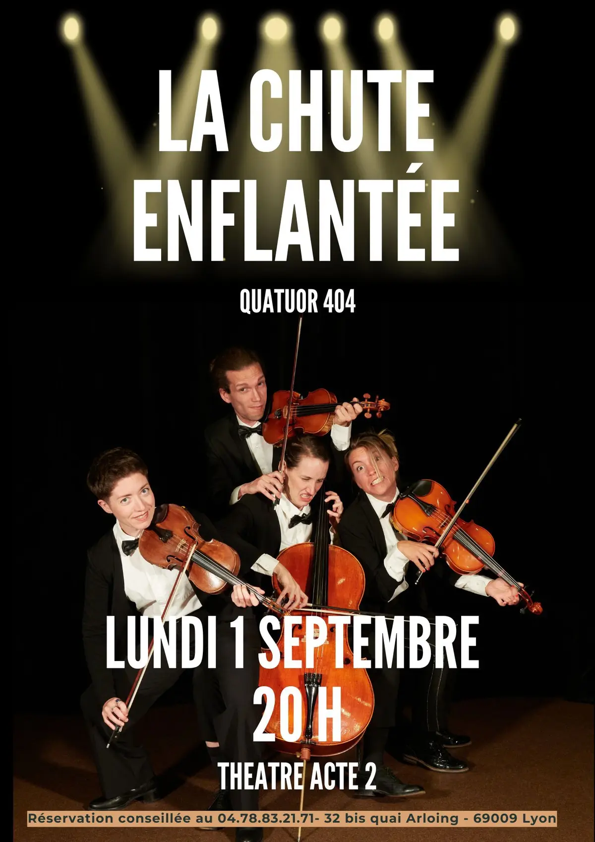    La Chute Enflantée  -Cie   Quatuor  404  