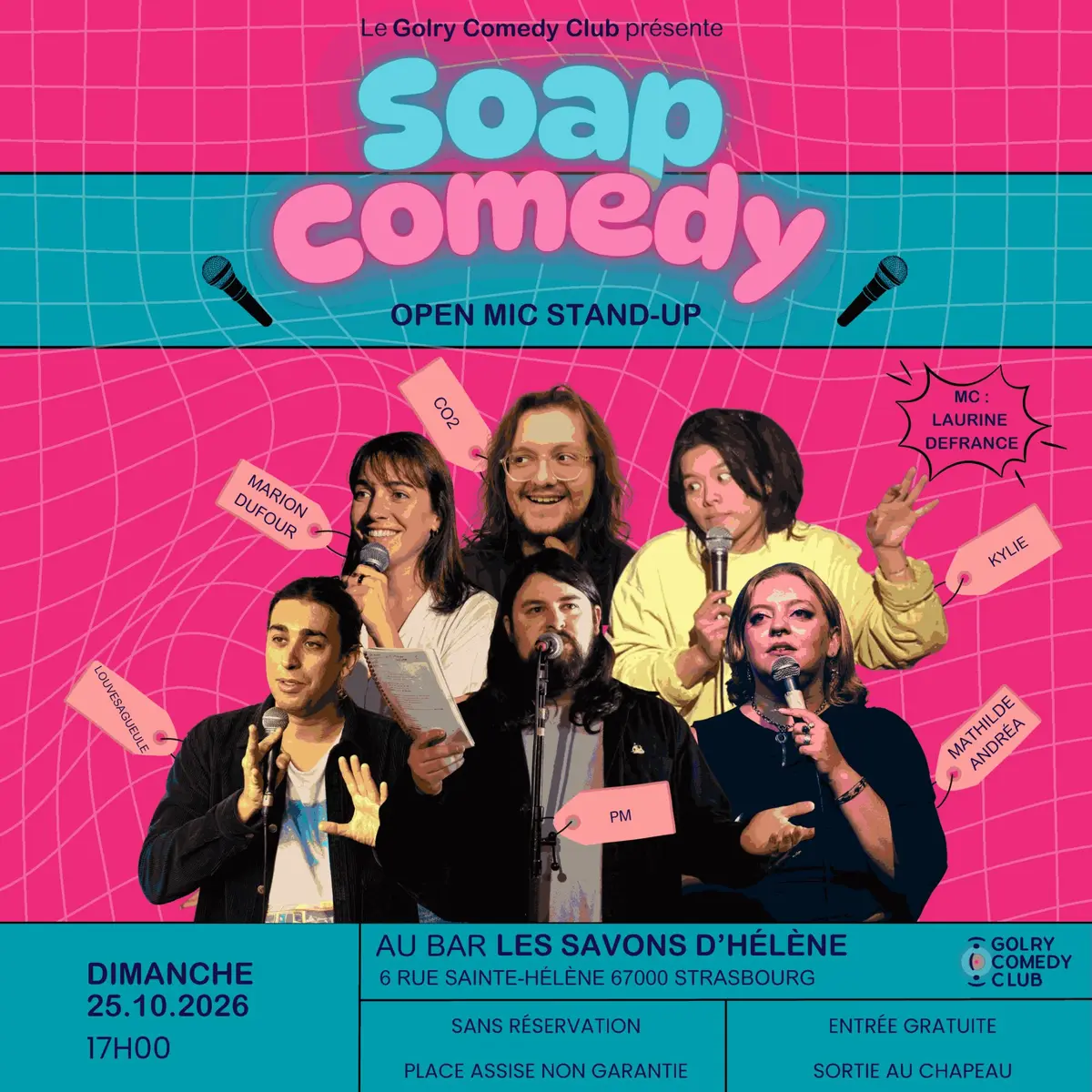 Stand-up : Soap #76 - Les Savons d'Hélène X Golry Comedy Club