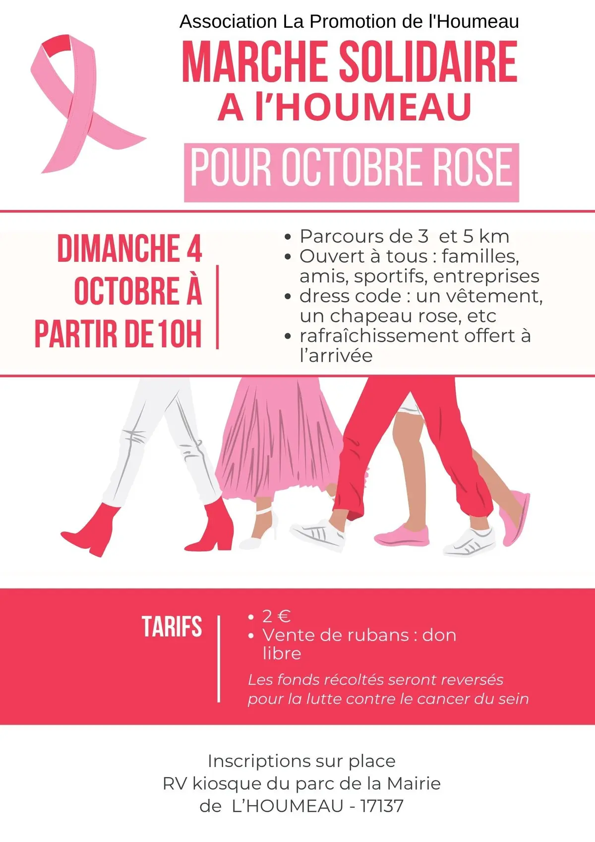 marche solidaire pour Octobre Rose