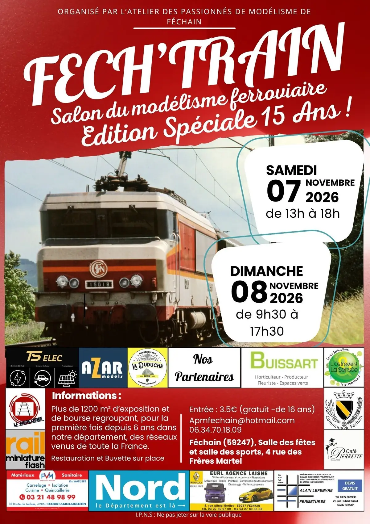 Fech'train édition spéciale 15 ans