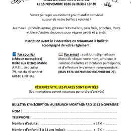 Brunch Montagnard du 15 novembre 