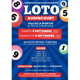 Loto de l'Harmonie de Beaulieu Mandeure 