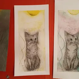 Gravure sur tétra pak à l'atelier-musée  Arts Techniques Graphiques Ribeauvillé 