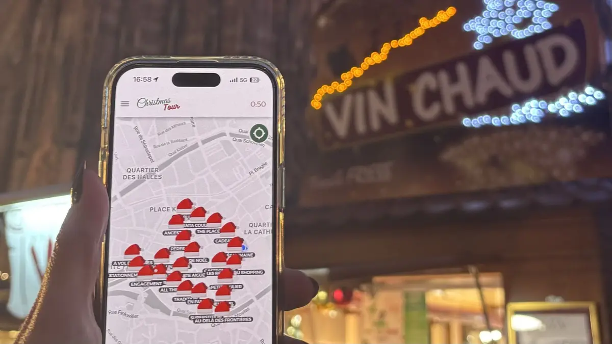 Jeu de piste marché de Noël Christmas Tour Strasbourg