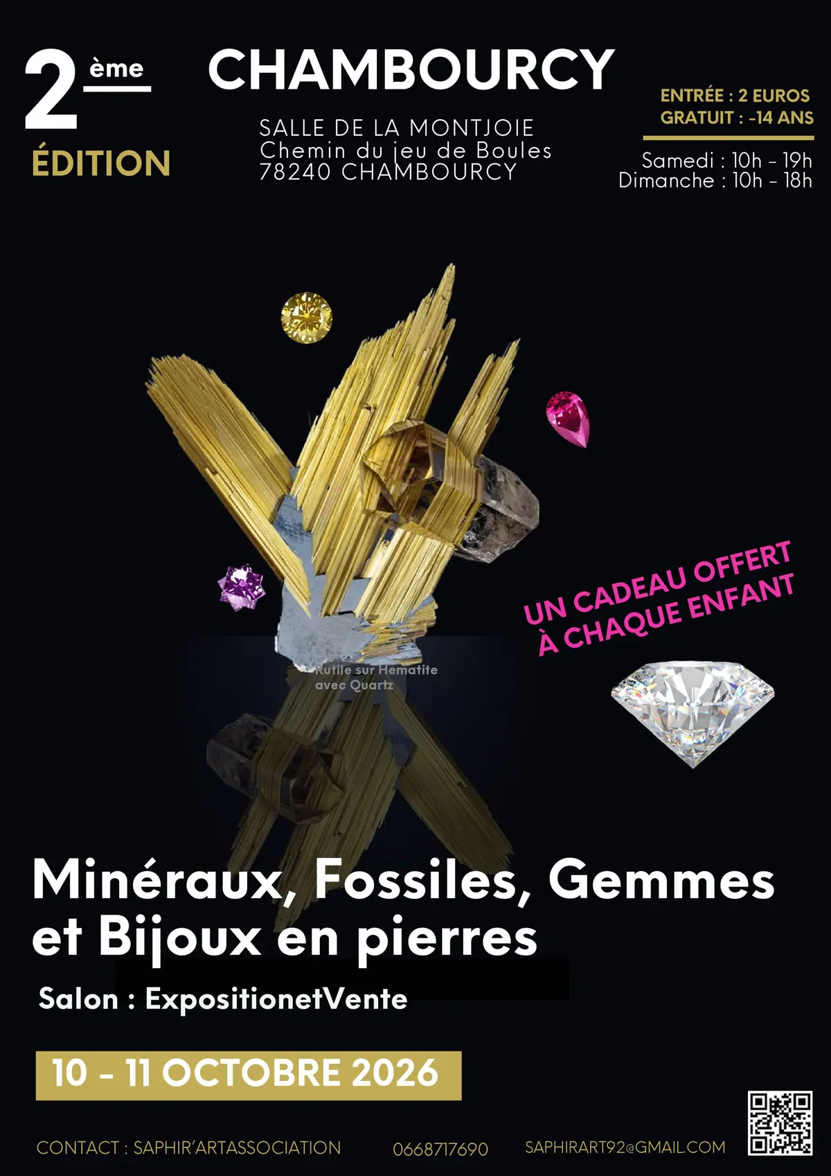 salon Minéraux, fossiles, gemmes et bijoux