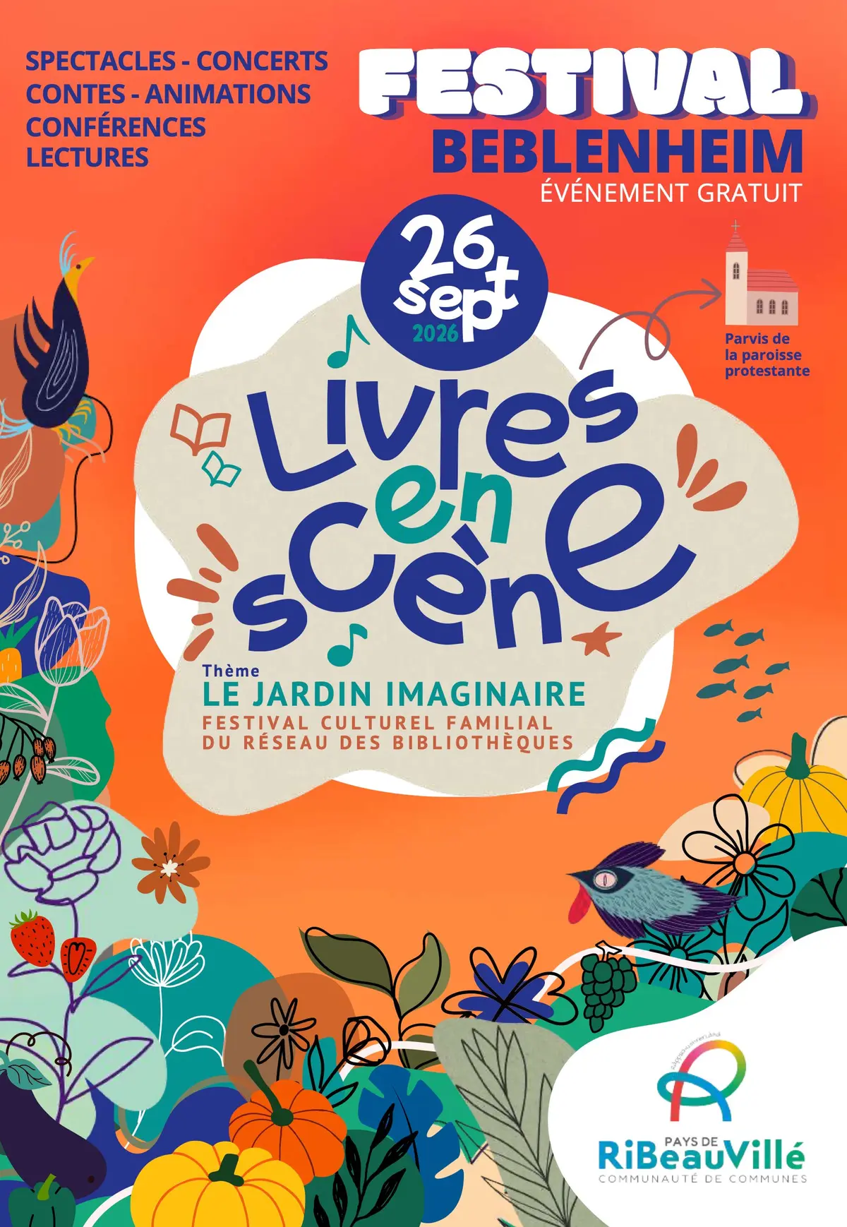 Festival familial Livres en Scène à Beblenheim