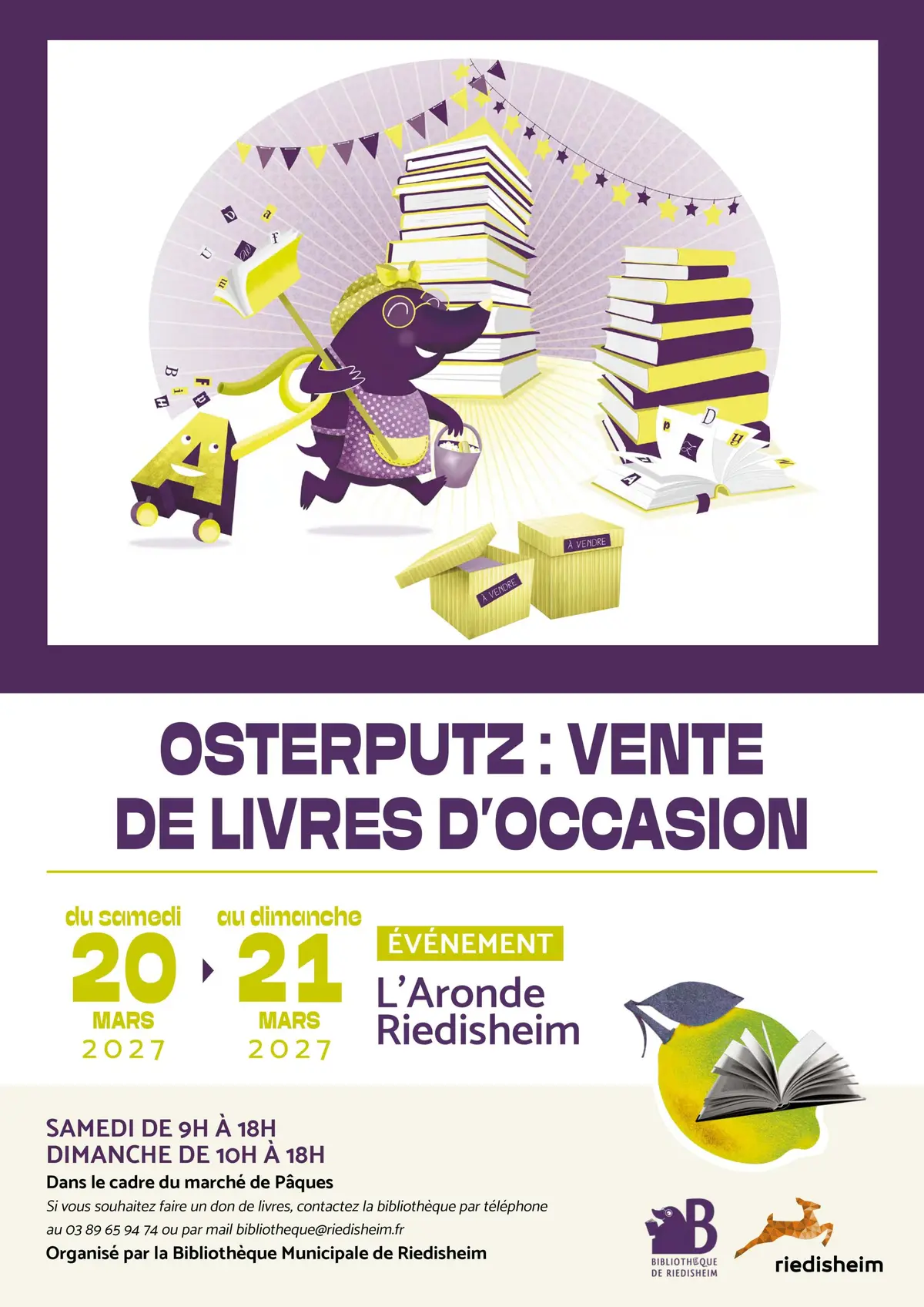 Osterputz : vente de livres d'occasion