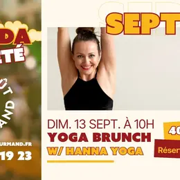 Yoga Brunch au Fût Gourmand le 13 septembre