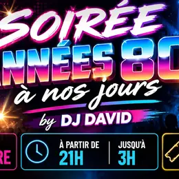 Soirée années 80 à nos jours by DJ David 