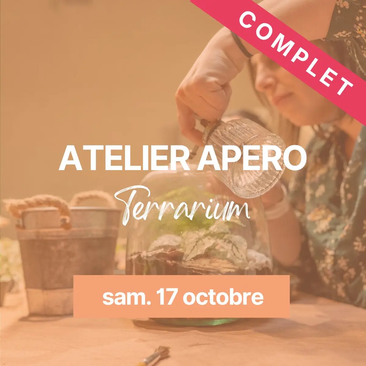 Atelier apéro terrarium