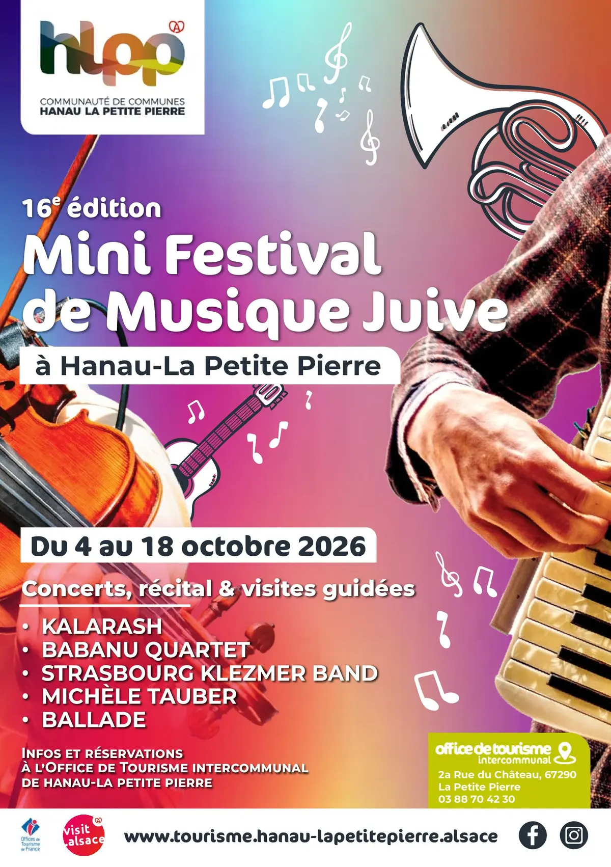 Mini festival de musique juive : récital et concert 