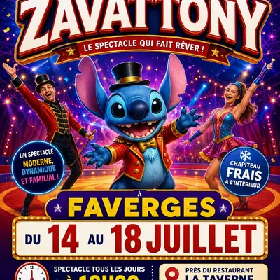 spectacles Cirque faverges 