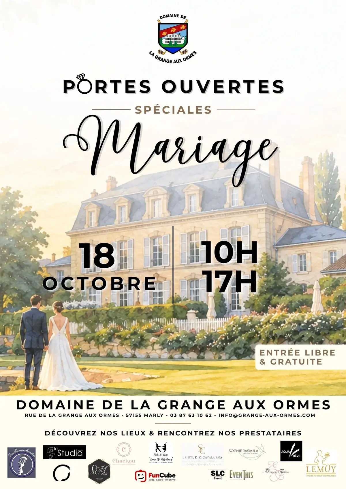 Journée Portes Ouvertes - Spéciales Mariage 