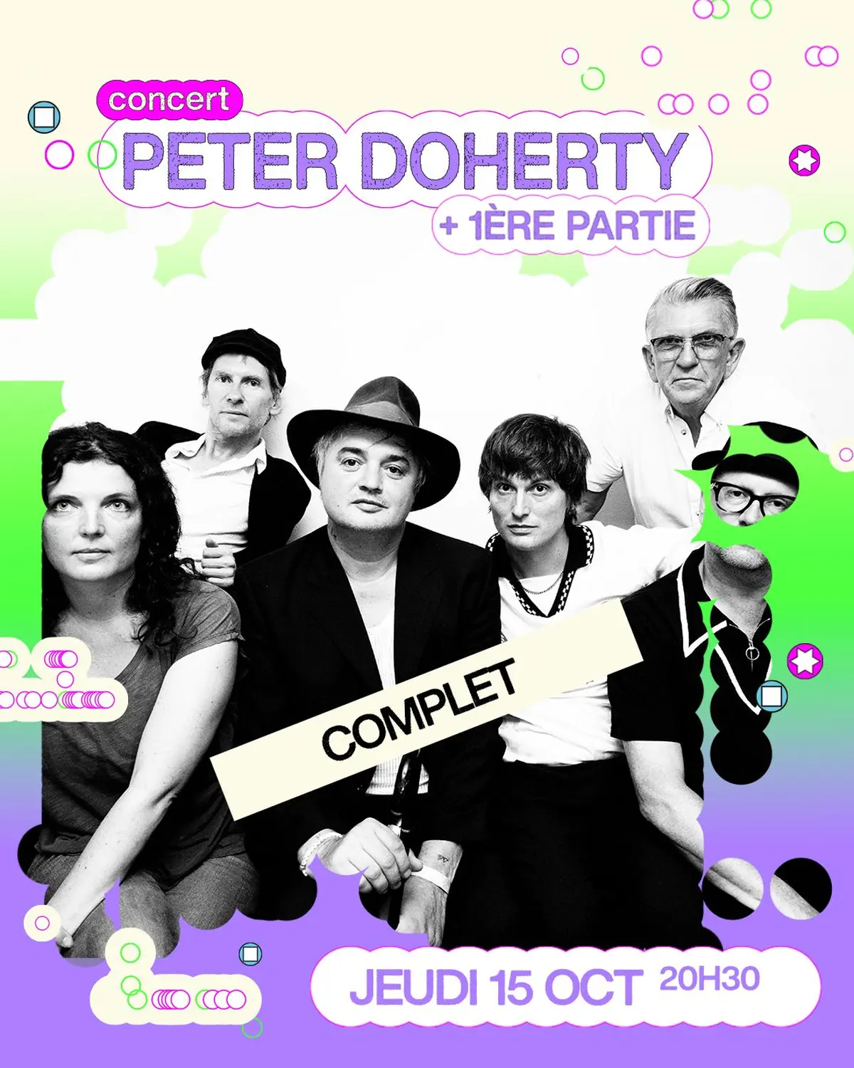COMPLET - Peter Doherty + 1ère partie