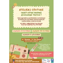 Ateliers couture : créez votre propre accessoire textile