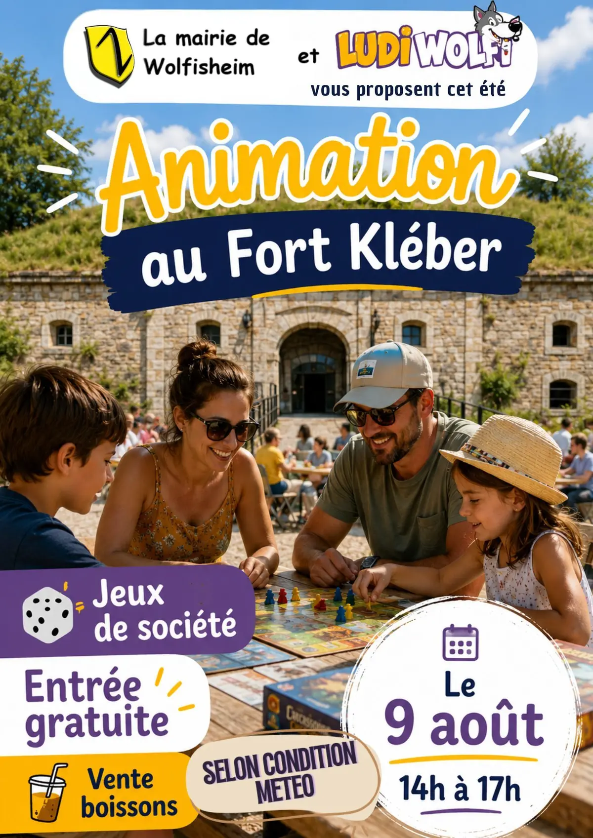 Jeux de société au Fort Kléber