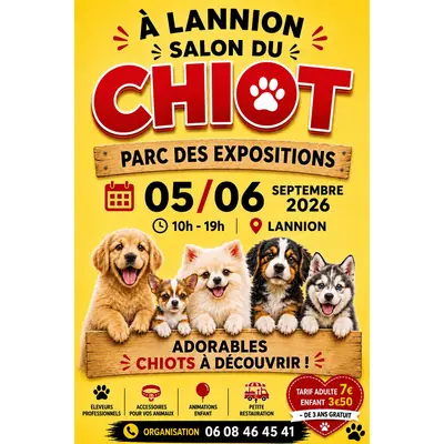 Salon du Chiot Lannion 2026