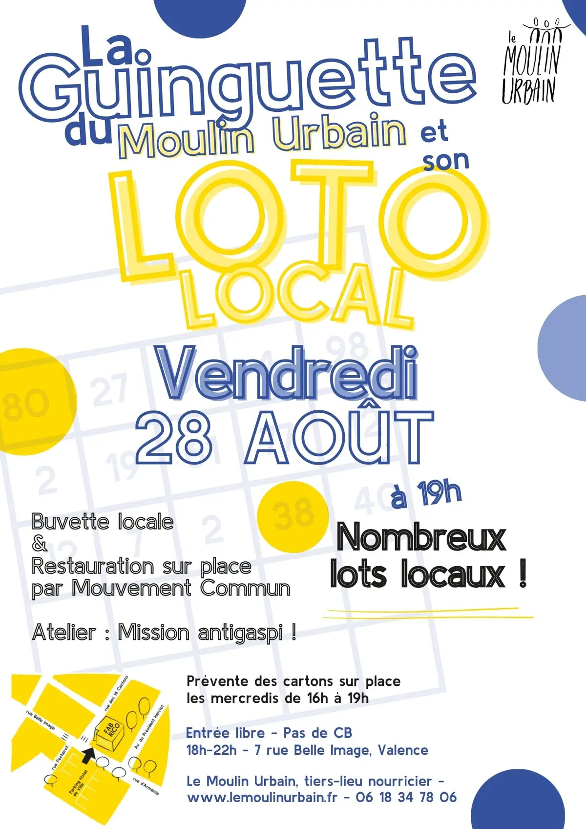 Loto du moulin urbain 