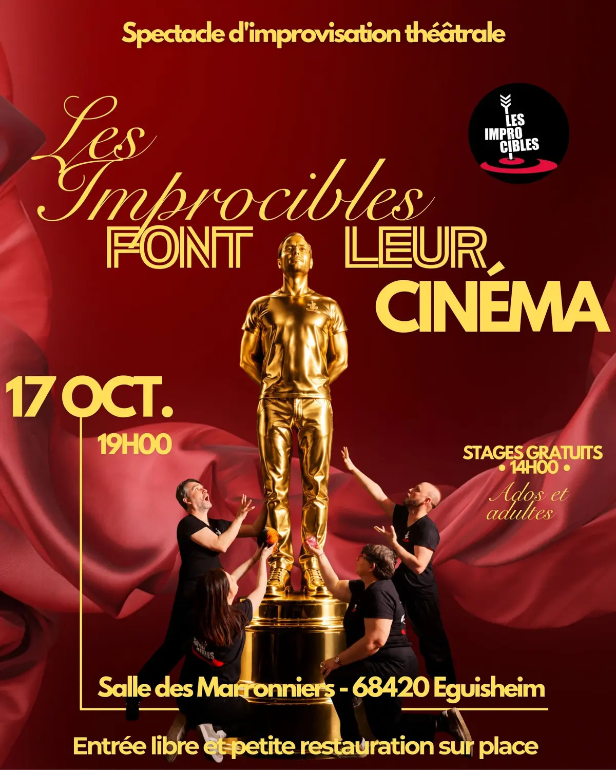 Les Improcibles font leur cinéma (Spectacle d'impro)