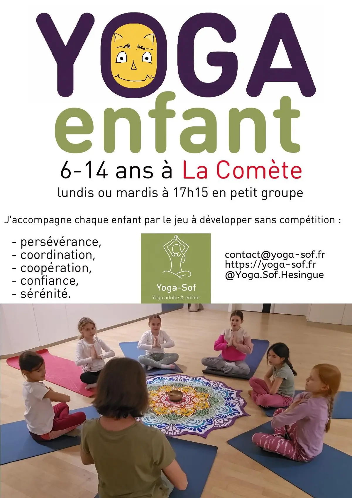 Yoga enfant 6-14 ans à La Comète, Hésingue