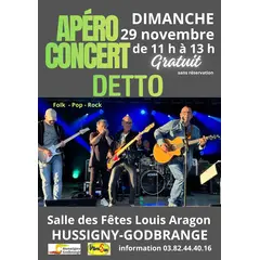 Apéro Concert avec le groupe DETTO 