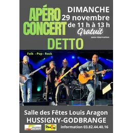 Apéro Concert avec le groupe DETTO 