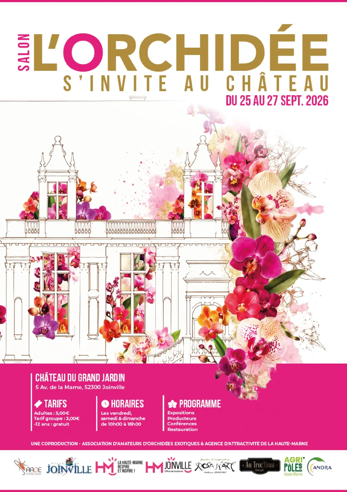 Salon : L'Orchidée s'invite au Château