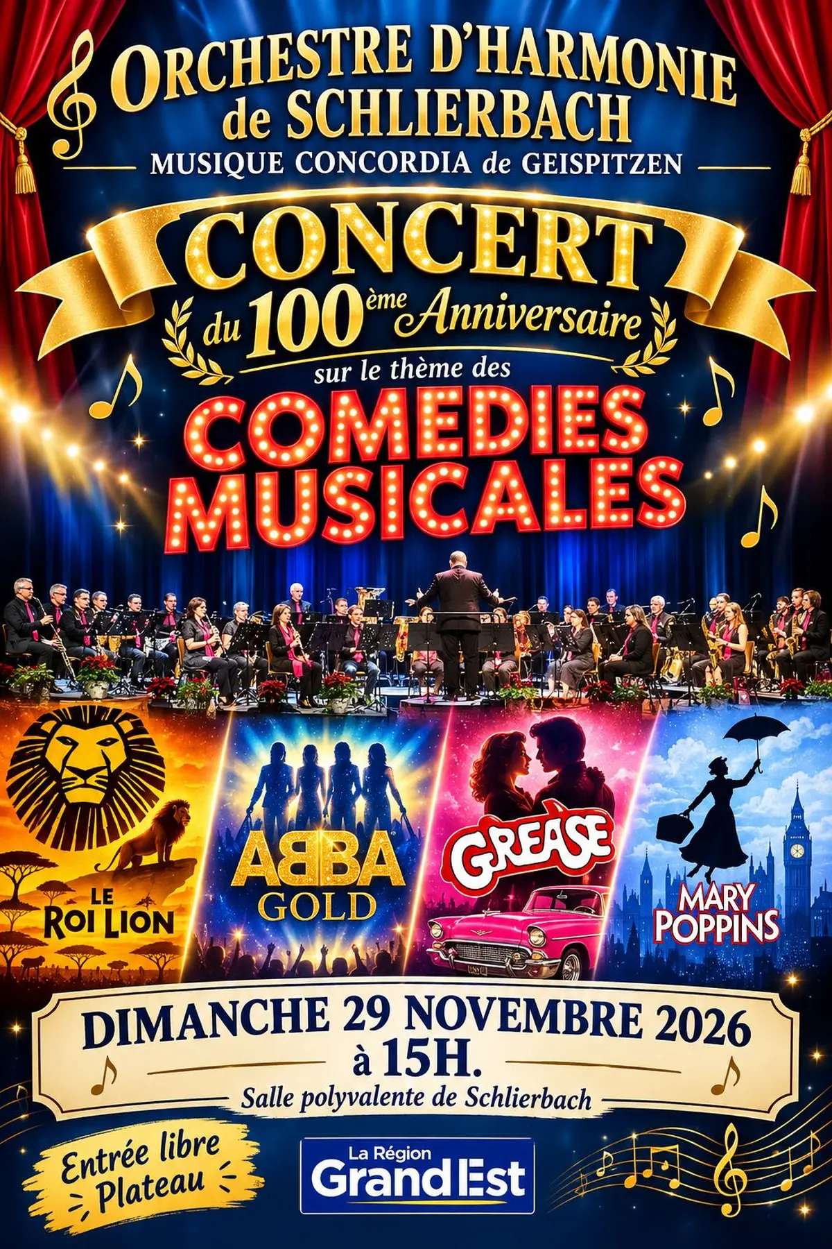 Concert du 100ème anniversaire