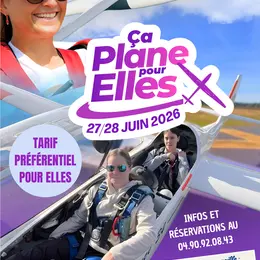 Ça plane pour elles à l'aéro club Saint-Rémy Les Alpilles