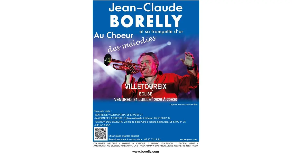 Jean-Claude Borelly et sa Trompette d'Or à Villetoureix