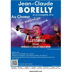 Jean-Claude Borelly et sa Trompette d'Or à Villetoureix