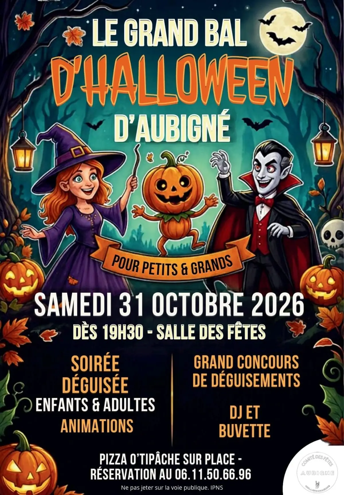 Bal d’Halloween Aubigné 
