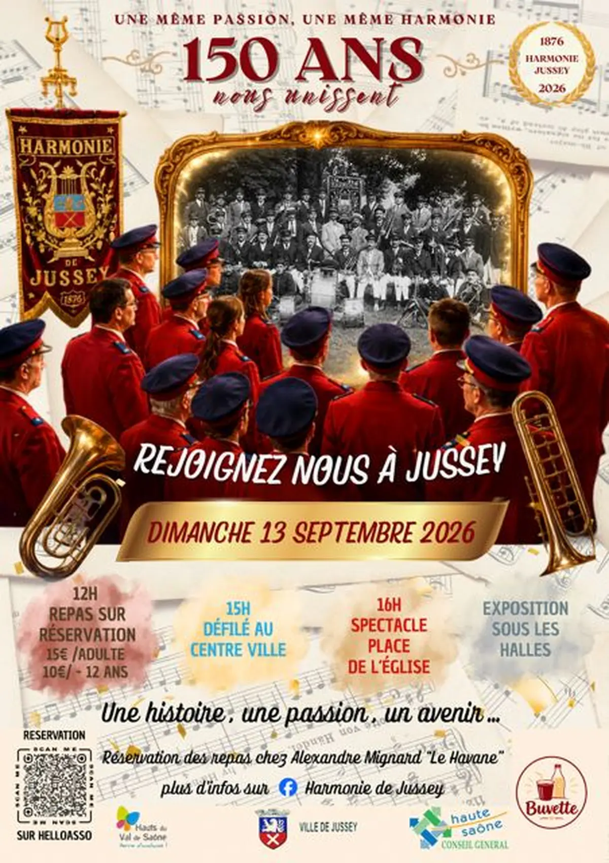 150 ans de l'Harmonie de Jussey