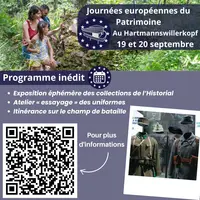 Journées européennes du Patrimoine au Hartmannswillerkopf &copy; CMNHWK