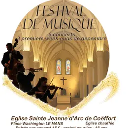 Festival de musique classique Coeffortissimo LE MANS - Eglise St Jeanne d'Arc 