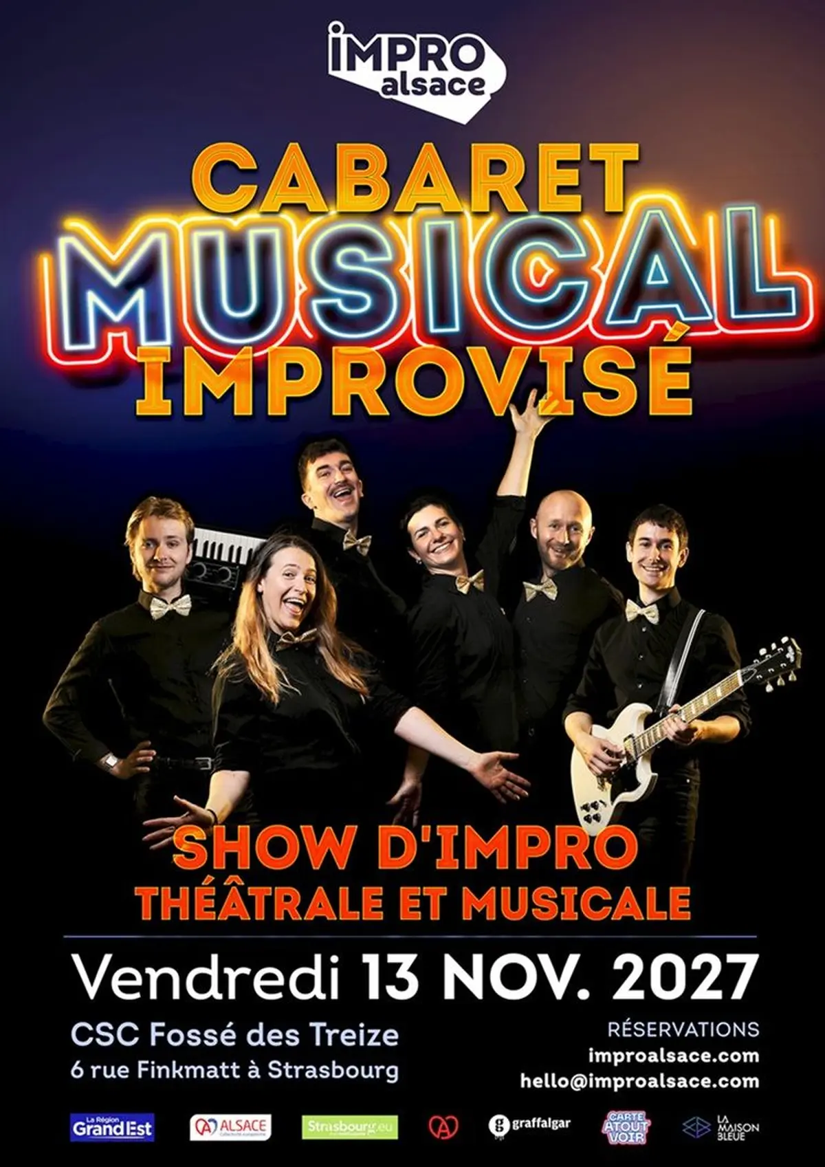 Show d'IMPRO Alsace : Cabaret Musical Improvisé