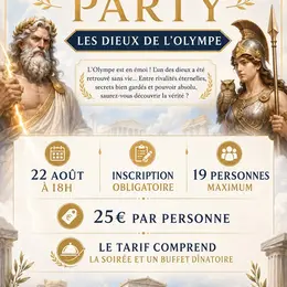 Cacaothé - Soirée Murder Party Les dieux de l'Olympe