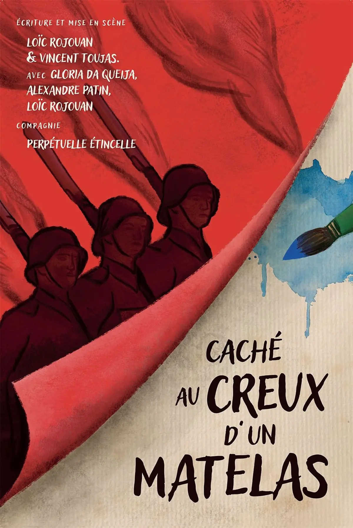 Caché au Creux d'un matelas