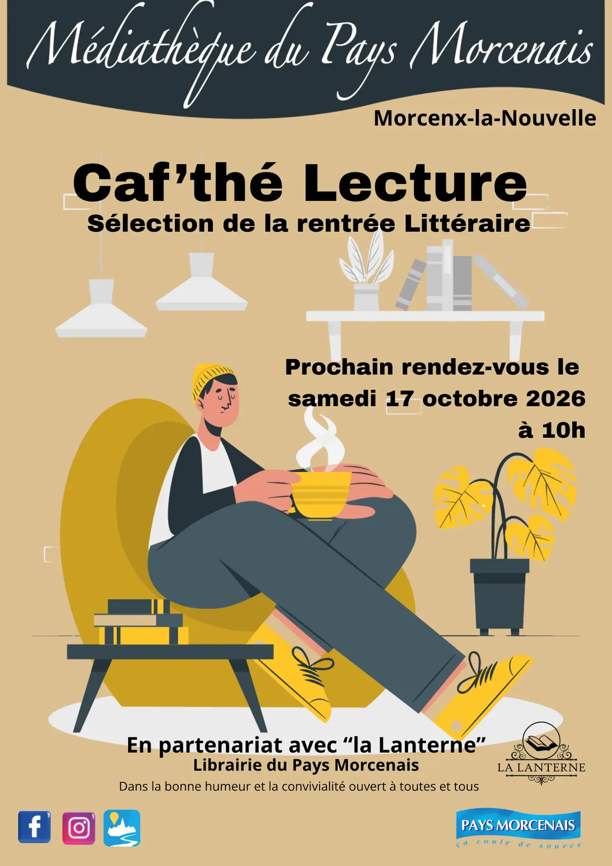 Caf'thé Lecture - Séléction de la rentrée Littéraire