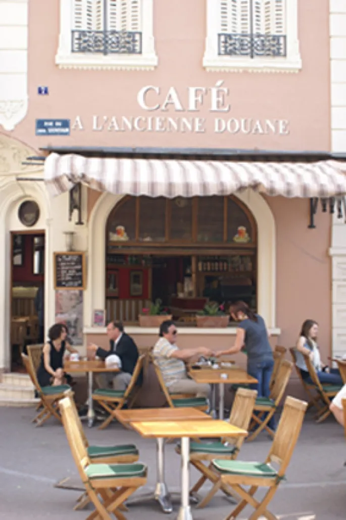 café à l'ancienne douane