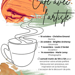Café avec l'artiste à la Bell Galerie Atelier