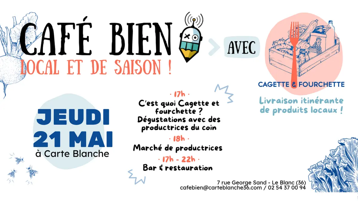 Café Bien local et de saison avec Cagette et fourchette !