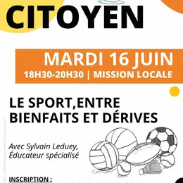 Café citoyen : le sport, entre bienfaits et dérives