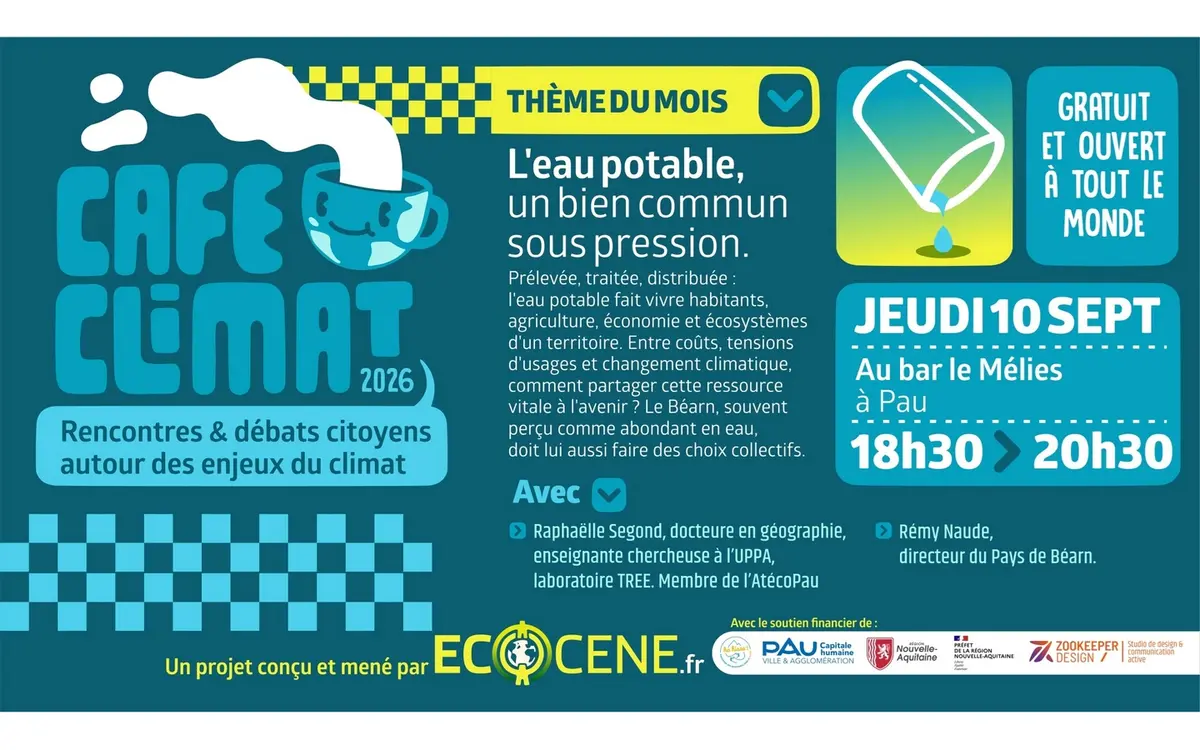 Café climat : L'eau potable, un bien commun sous pression