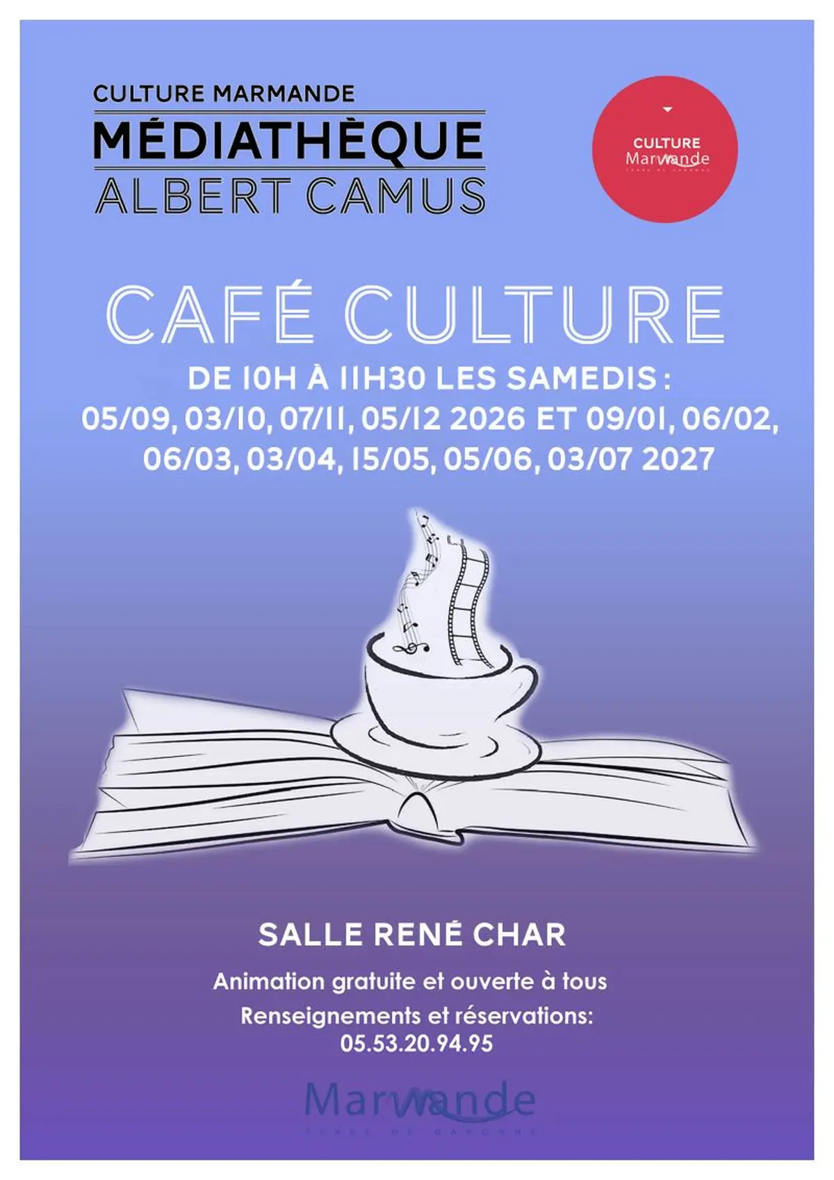 Café Culture à la Médiathèque