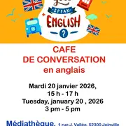 café de conversation en anglais