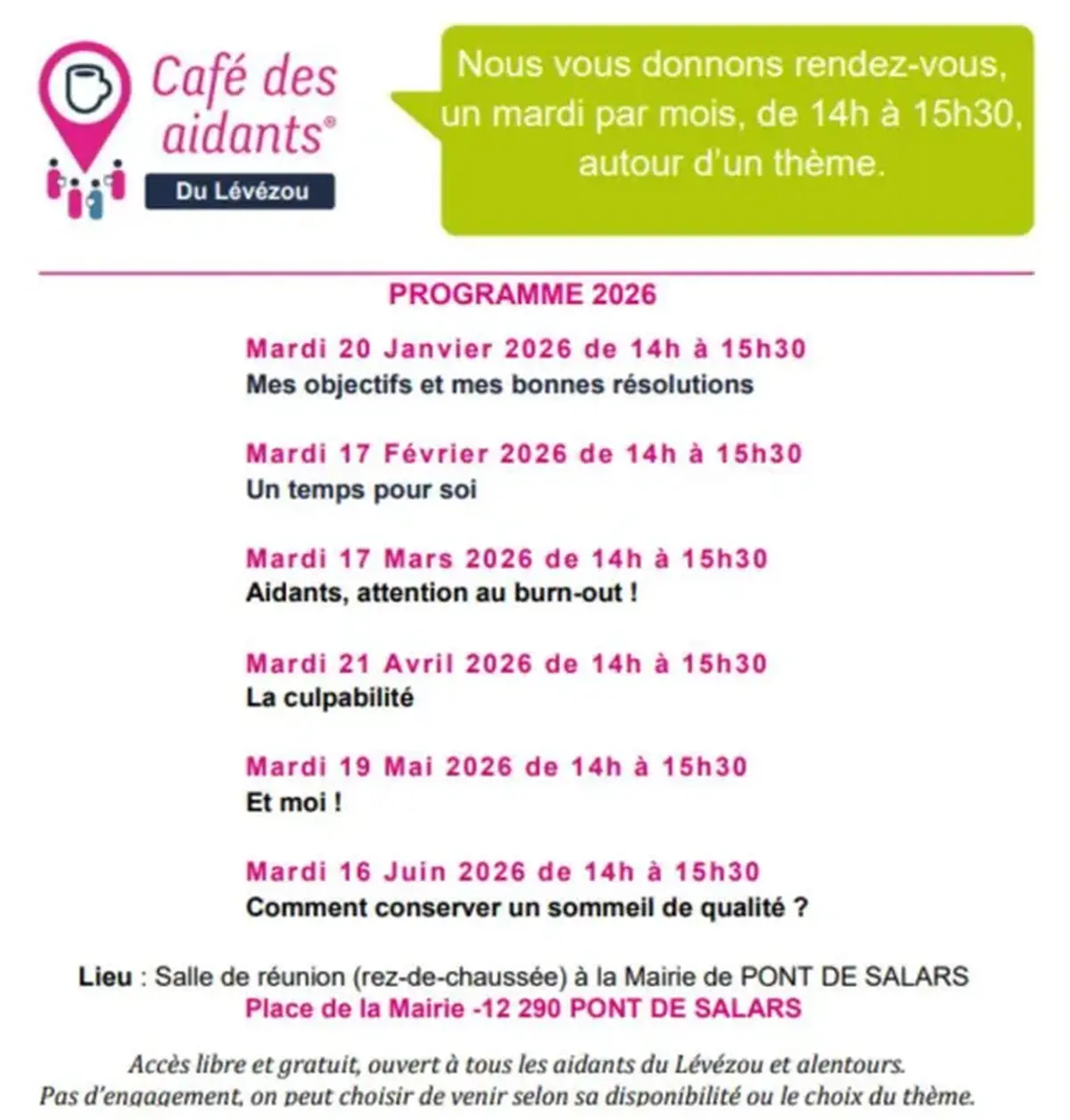 Café des aidants du Lévézou