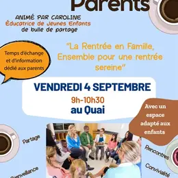 Café des Parents : Ensemble pour une rentrée sereine !